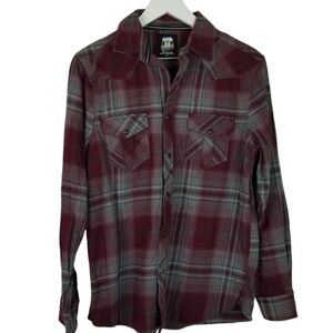 Route 66 Flannel shirt, sz S